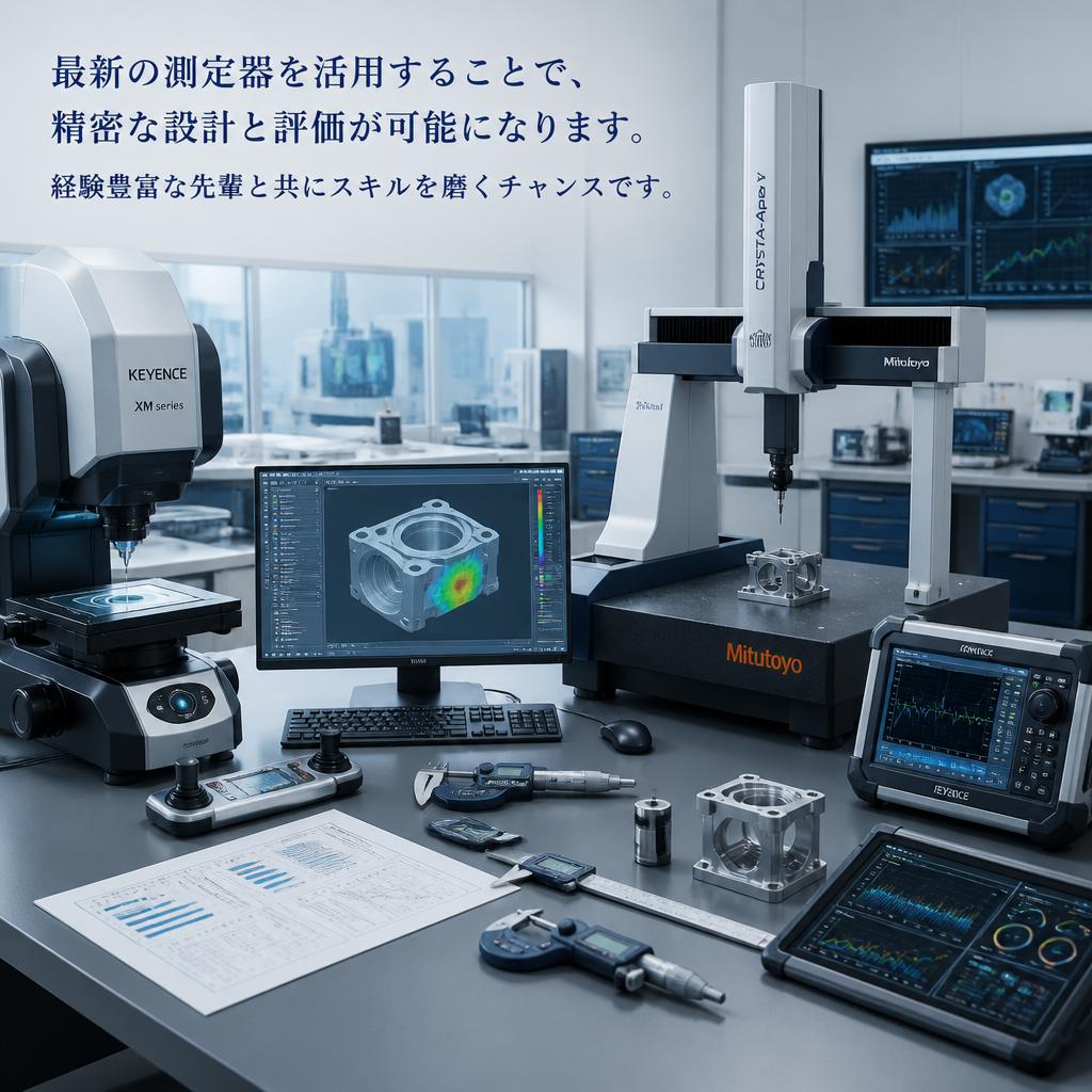 2. 豊富な測定器で技術力アップ