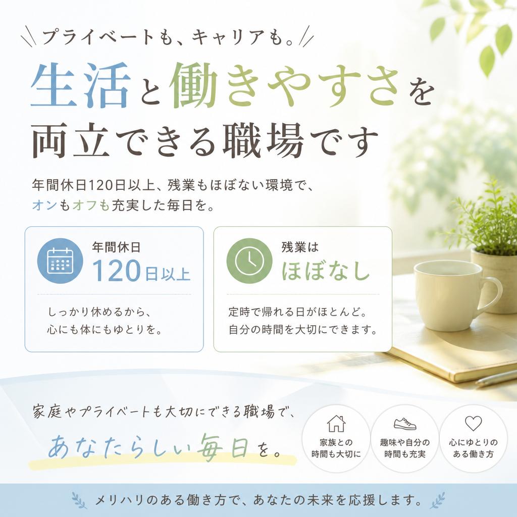 ワークライフバランスを重視