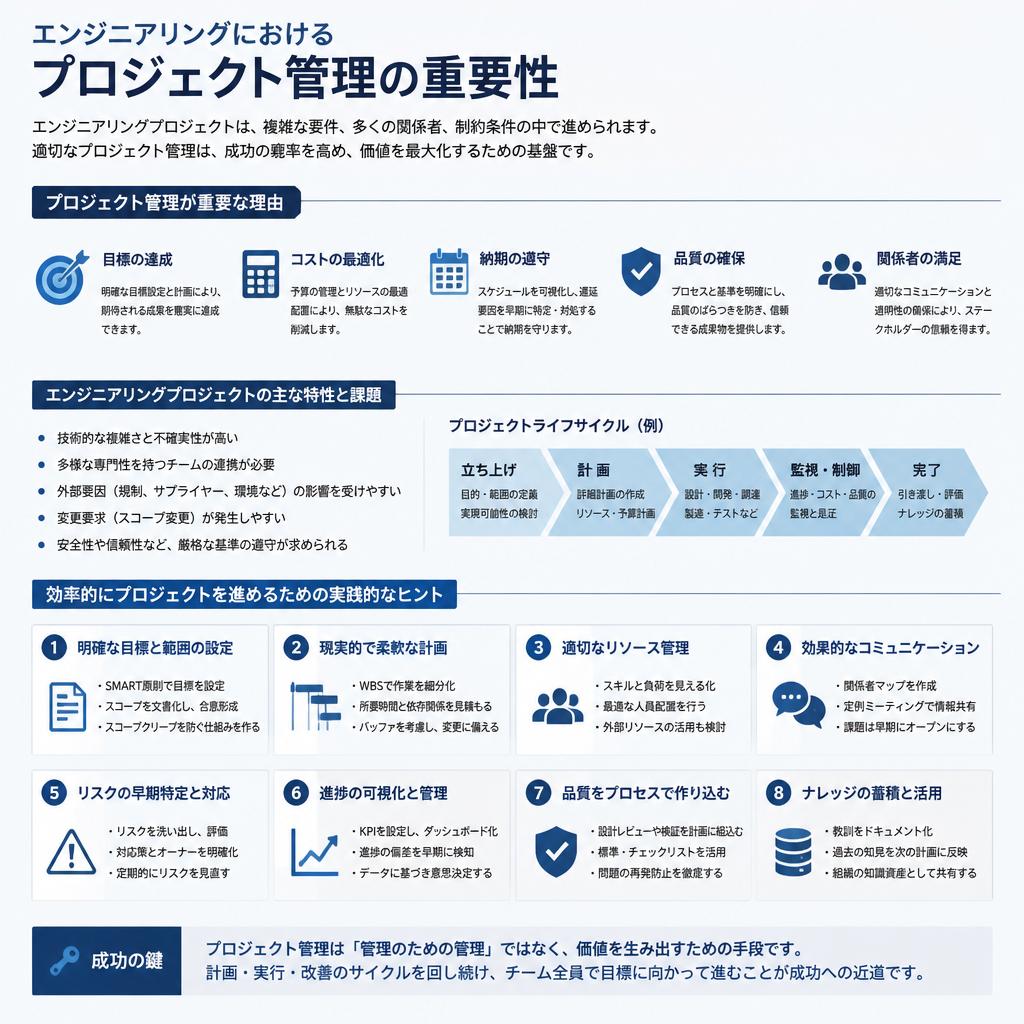 プロジェクト管理での成功