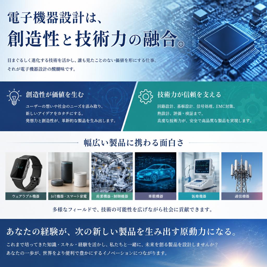 電子機器設計の魅力