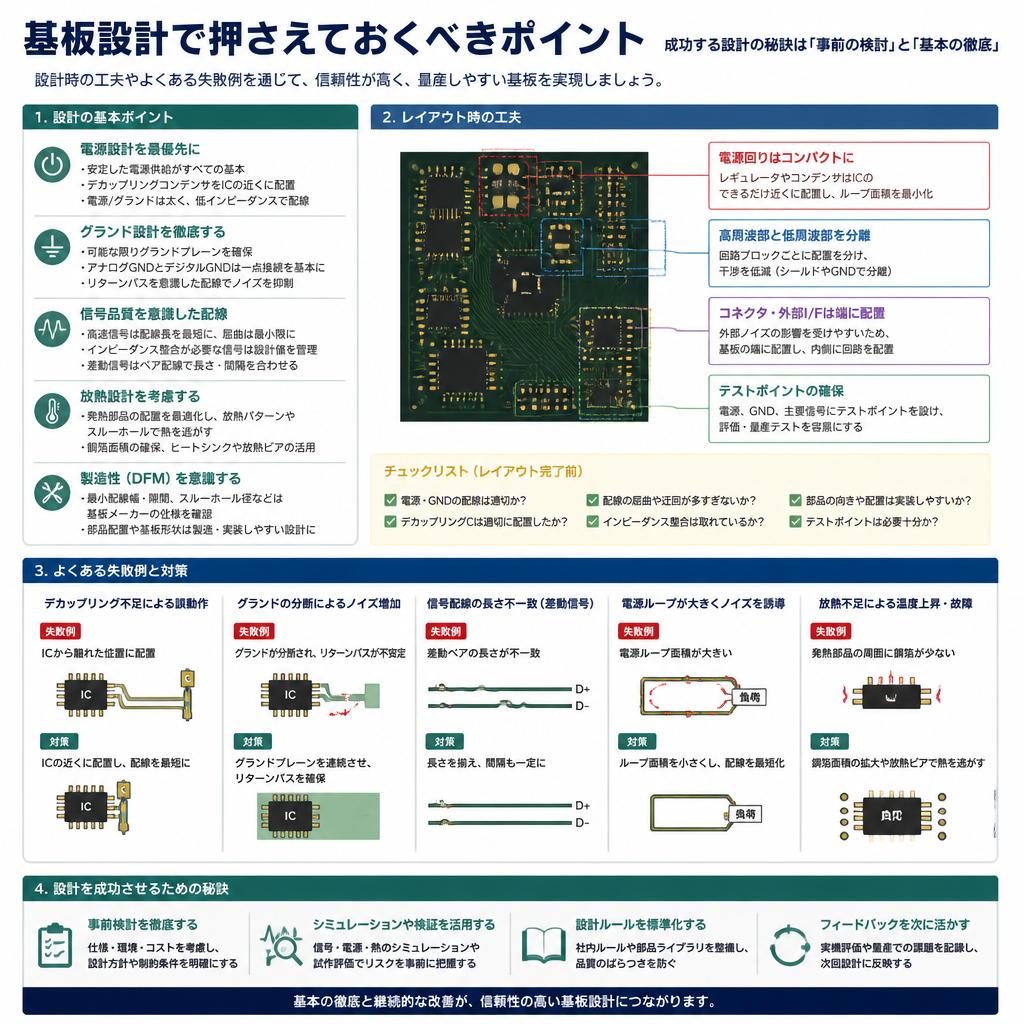 2. 基板設計における主要なポイント
