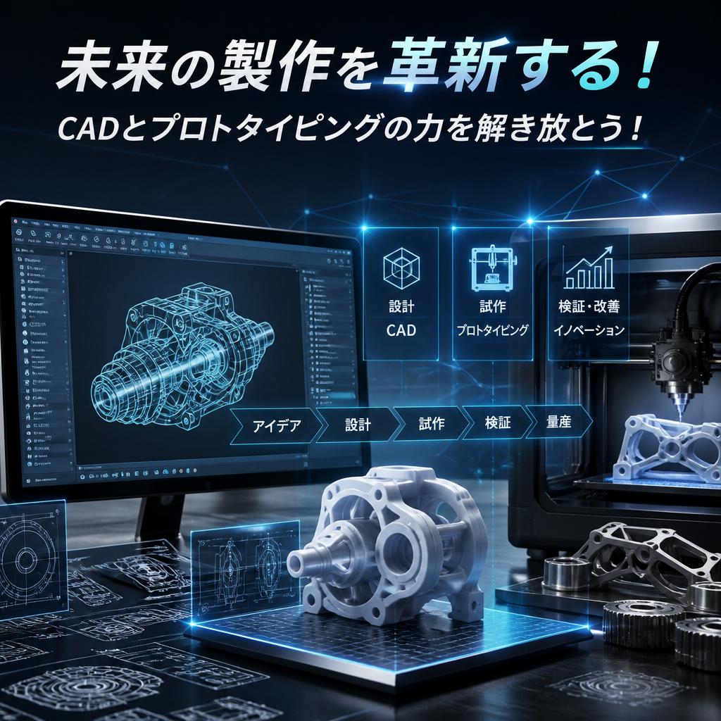 未来の製作を革新する！CADとプロトタイピングの力を解き放とう！