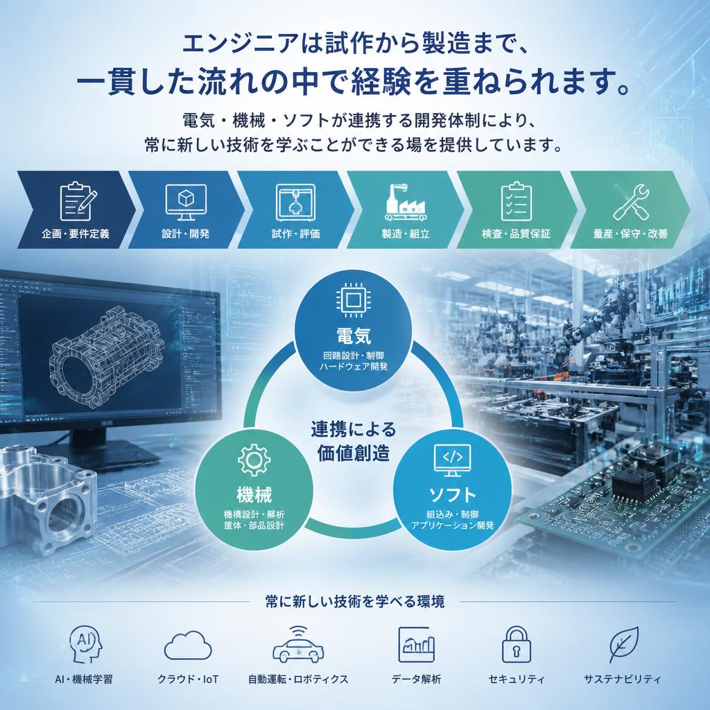 スキルアップのための充実した環境