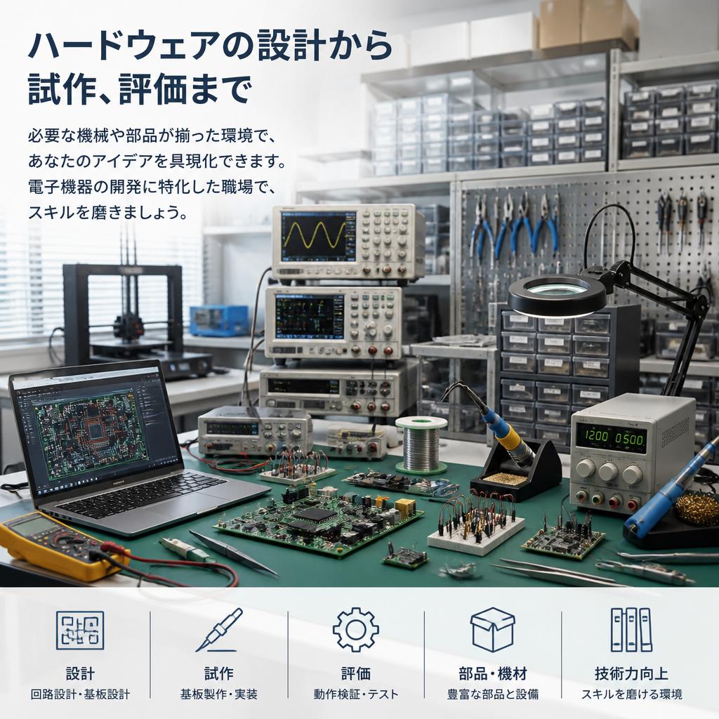 2. 充実のハードウェア開発環境