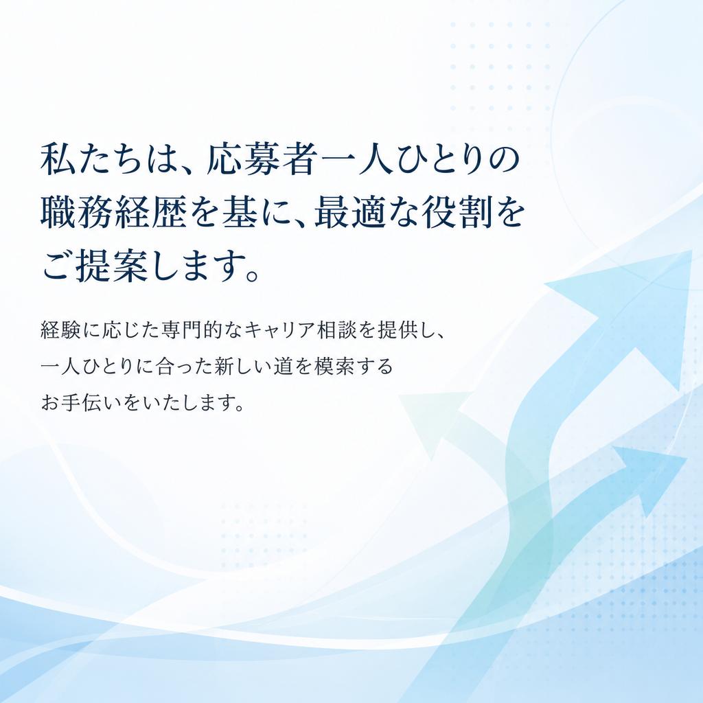 職務経歴に基づく個別相談