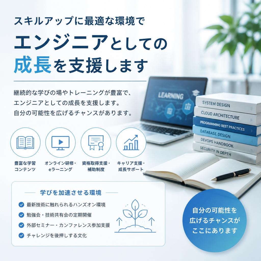 スキルアップを目指す環境