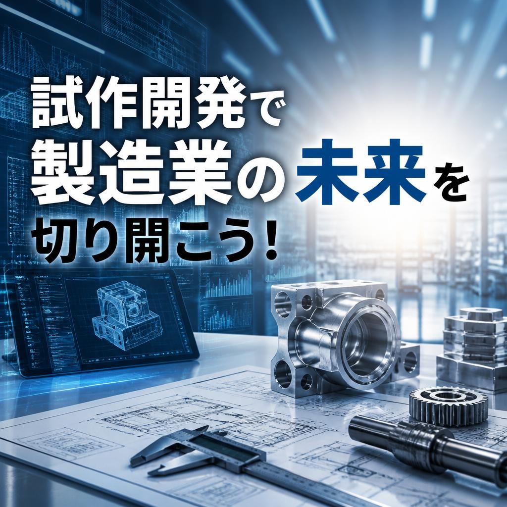 試作開発で製造業の未来を切り開こう！