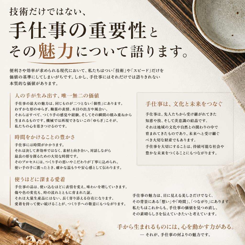3. クラフトマンシップがもたらす価値
