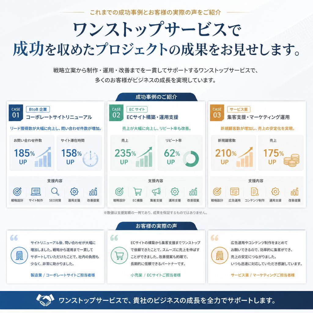 4. 実績とお客様の声