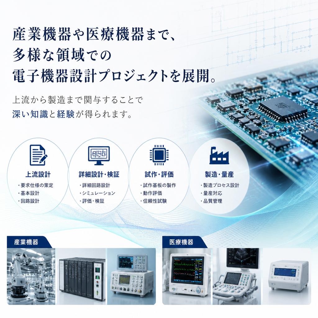 多彩な電子機器設計プロジェクト