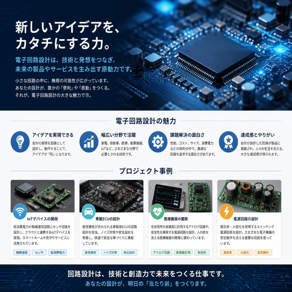 電子回路設計の魅力