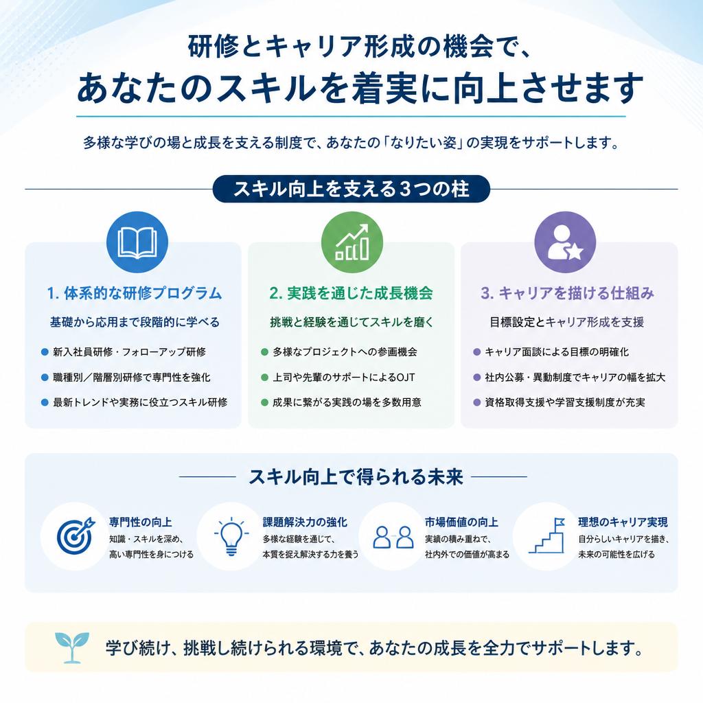 3. スキルアップのチャンス