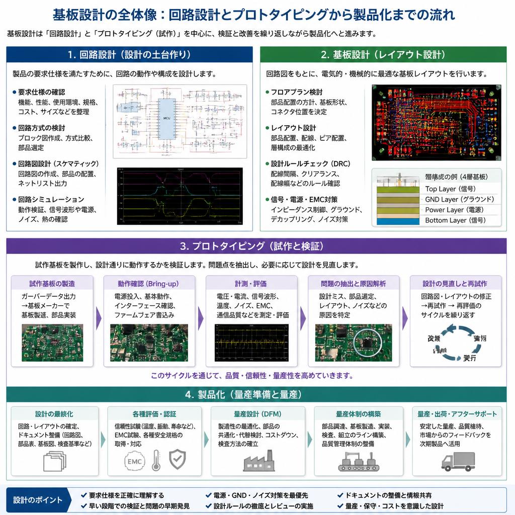 回路設計とプロトタイピングのプロセス