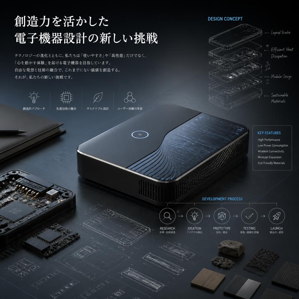 創造力を活かした電子機器設計の新しい挑戦
