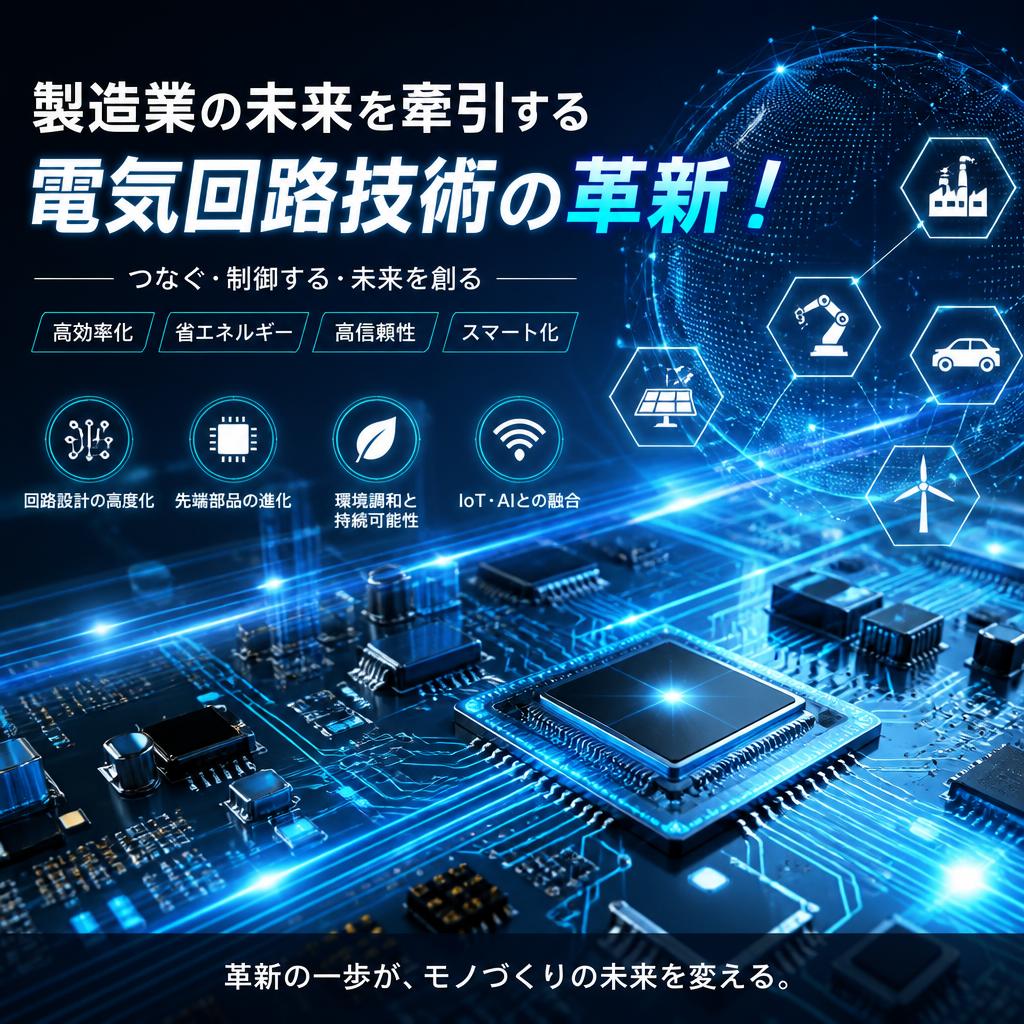 製造業の未来を牽引する電気回路技術の革新！