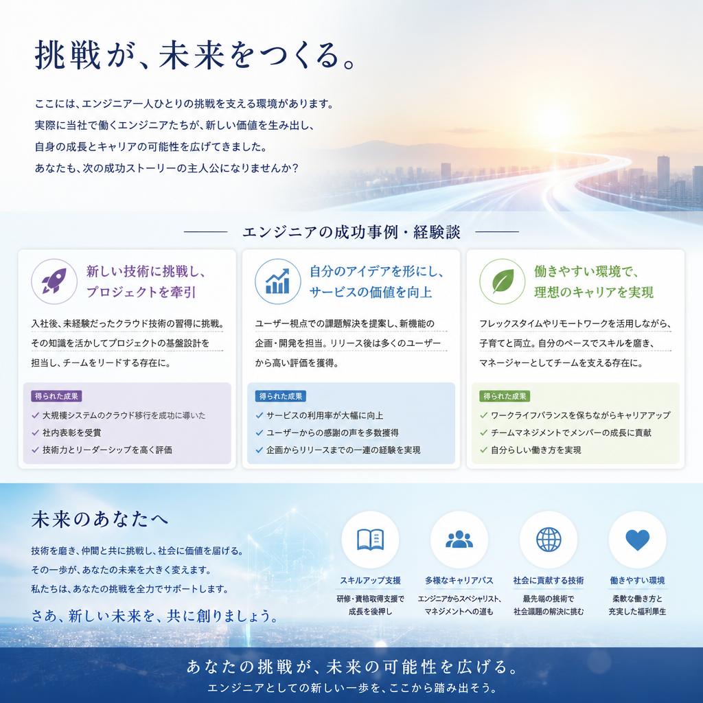 応募者の声と成功事例