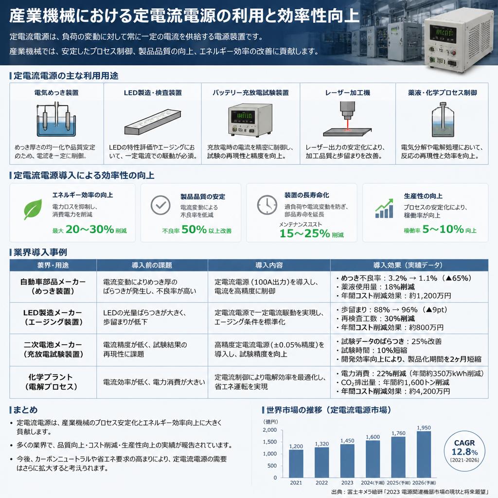 2. 産業機械と定電流電源の関係