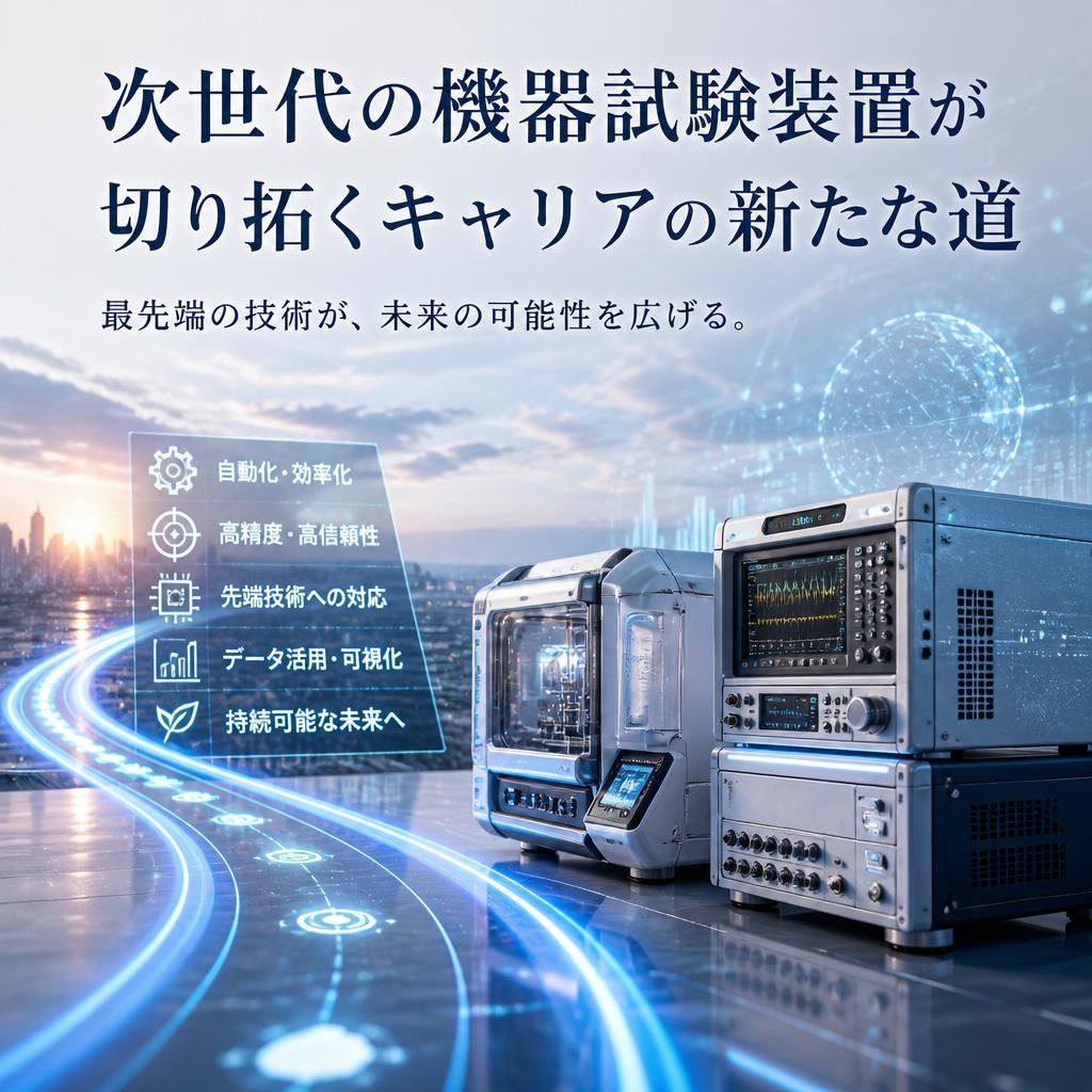 次世代の機器試験装置が切り拓くキャリアの新たな道