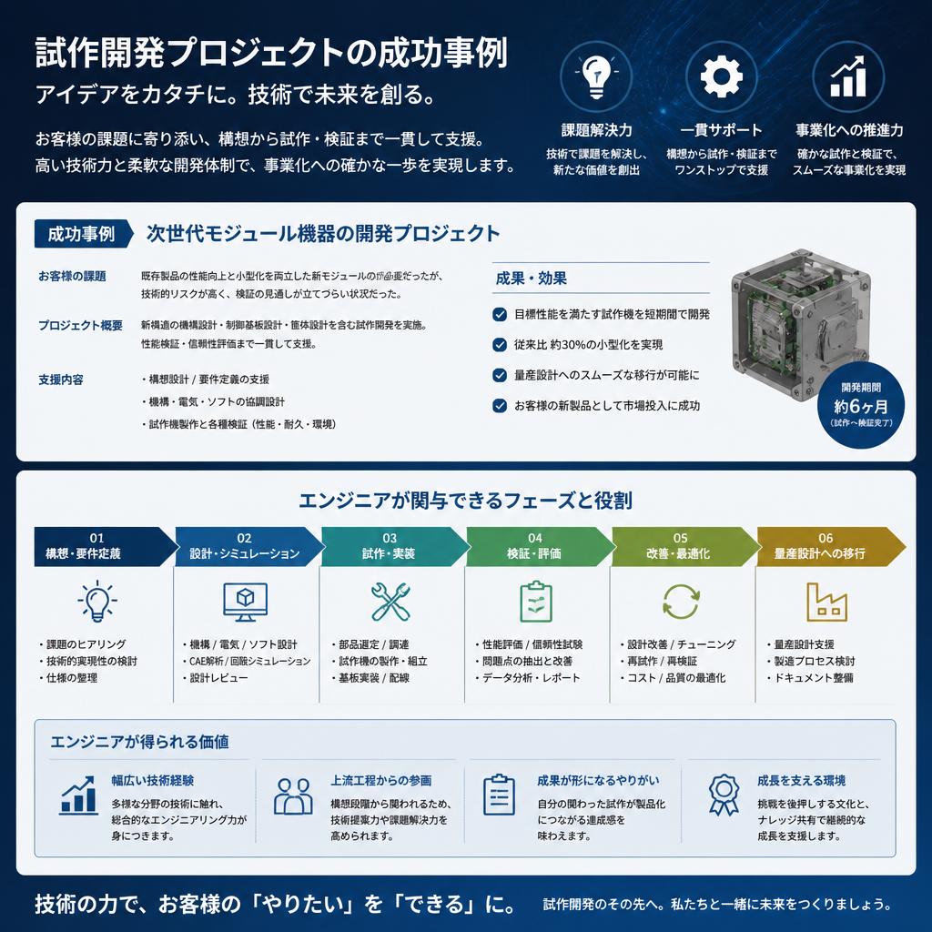 4. 試作開発の実績