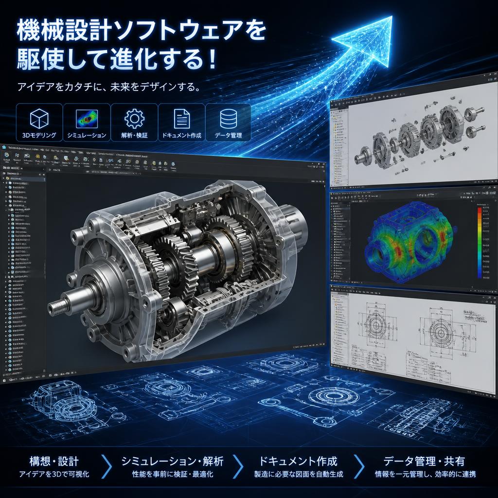 機械設計ソフトウェアを駆使して進化する！