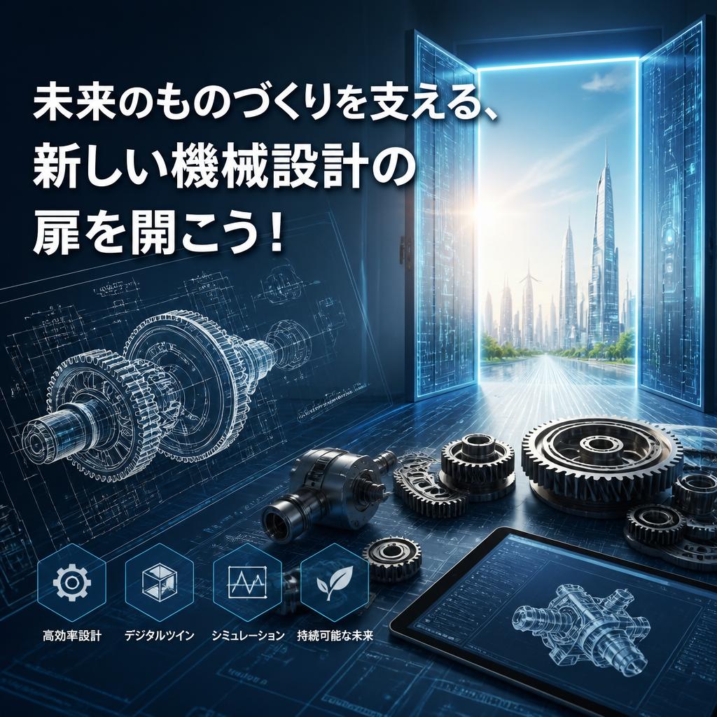 未来のものづくりを支える、新しい機械設計の扉を開こう！