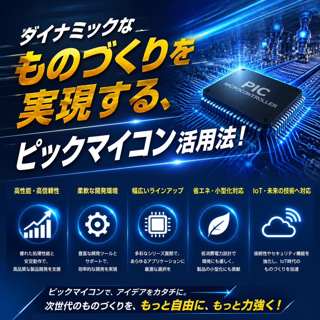 ダイナミックなものづくりを実現する、ピックマイコン活用法！