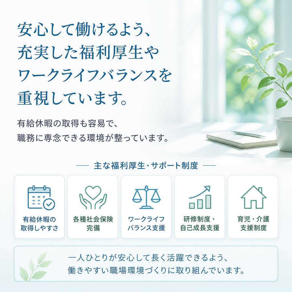 3. 充実したサポート体制