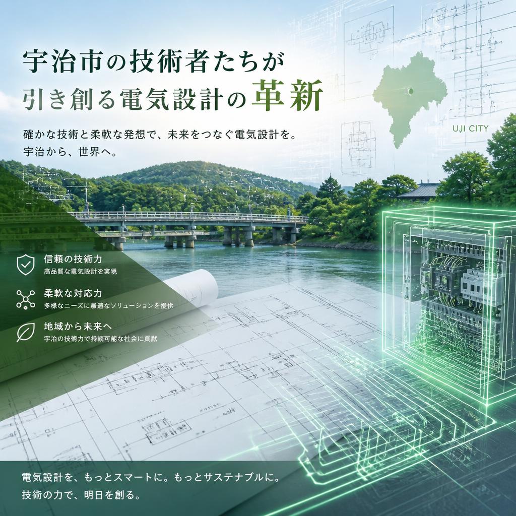宇治市の技術者たちが引き創る電気設計の革新