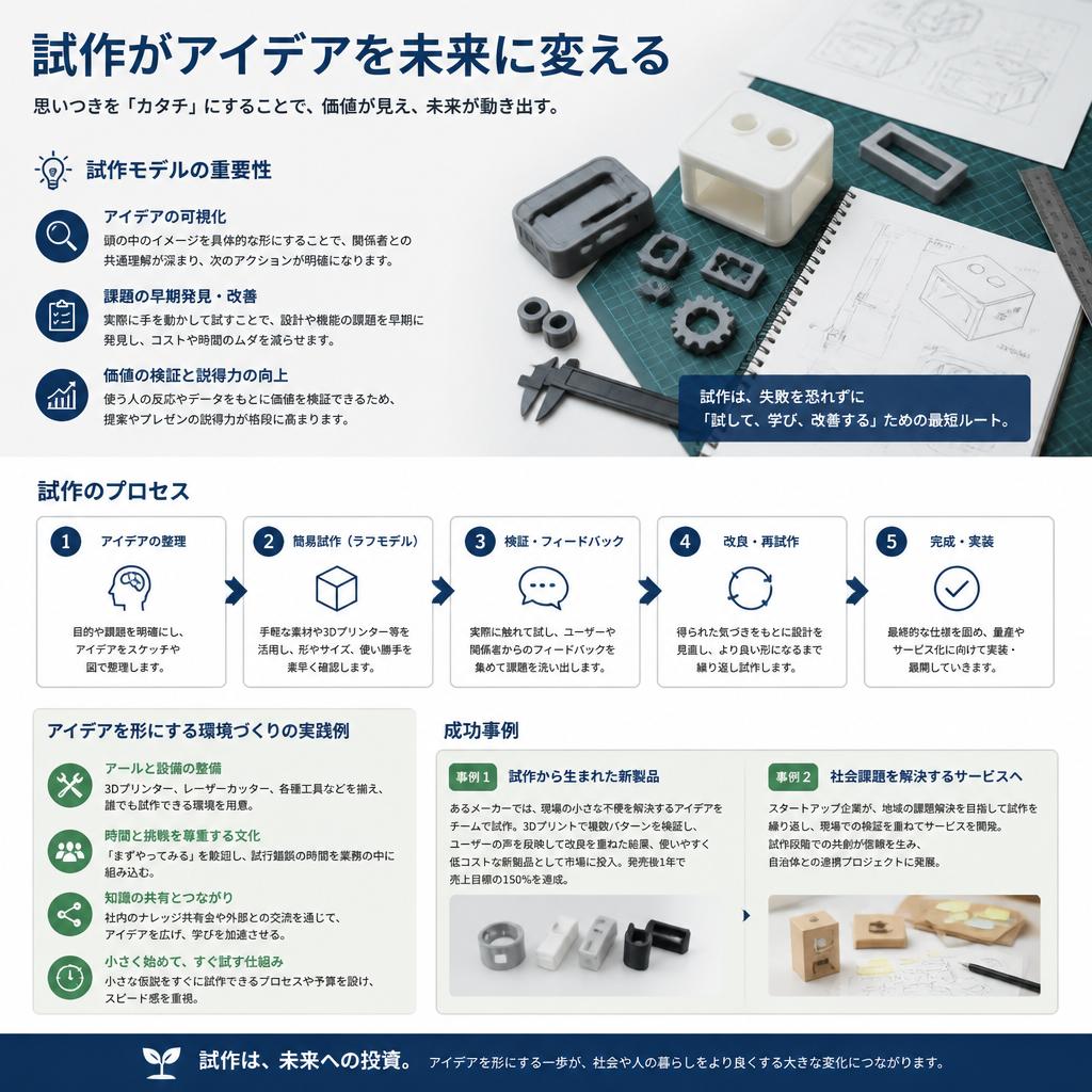 試作モデルで実現するアイデア