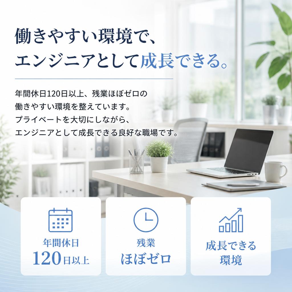 充実した職場環境とワークライフバランス