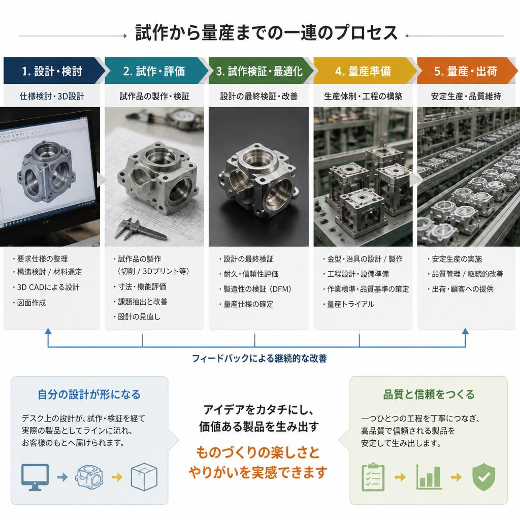 試作開発プロセスの体験