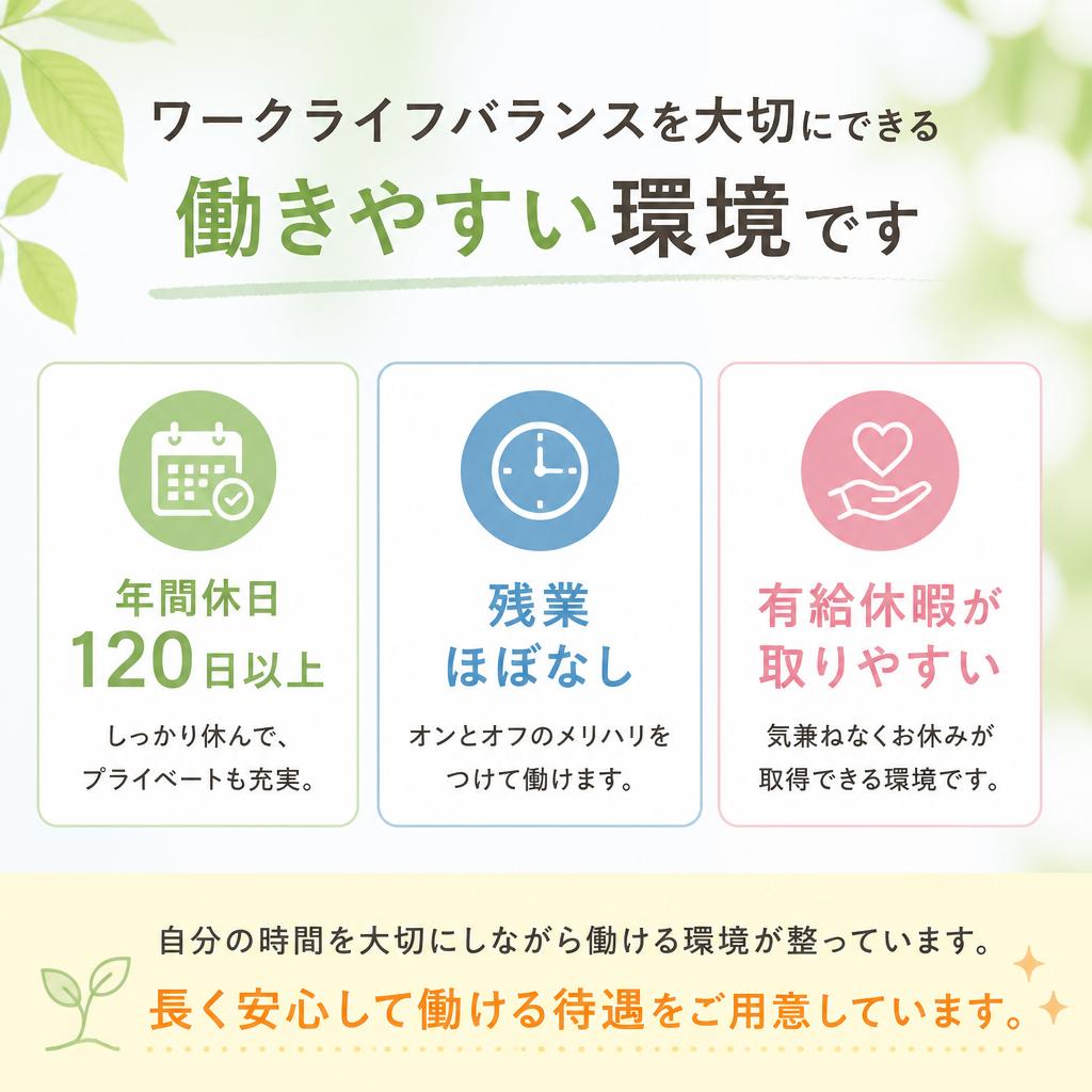 働きやすい環境