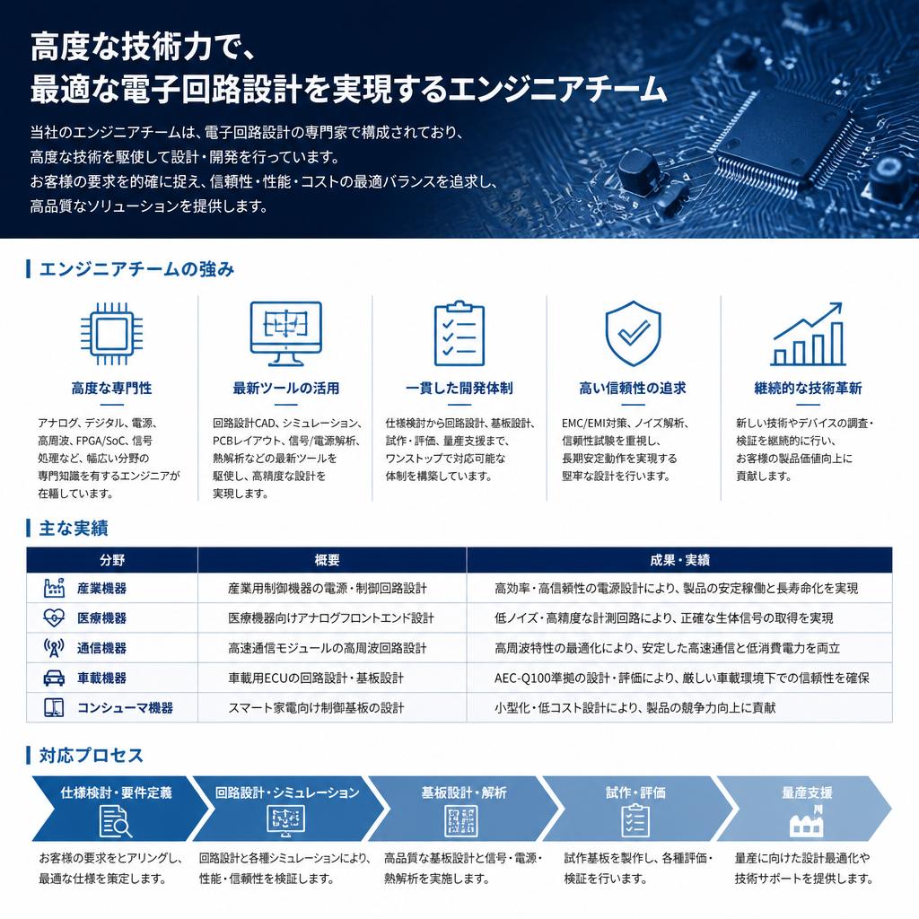 エンジニアリングの技術力