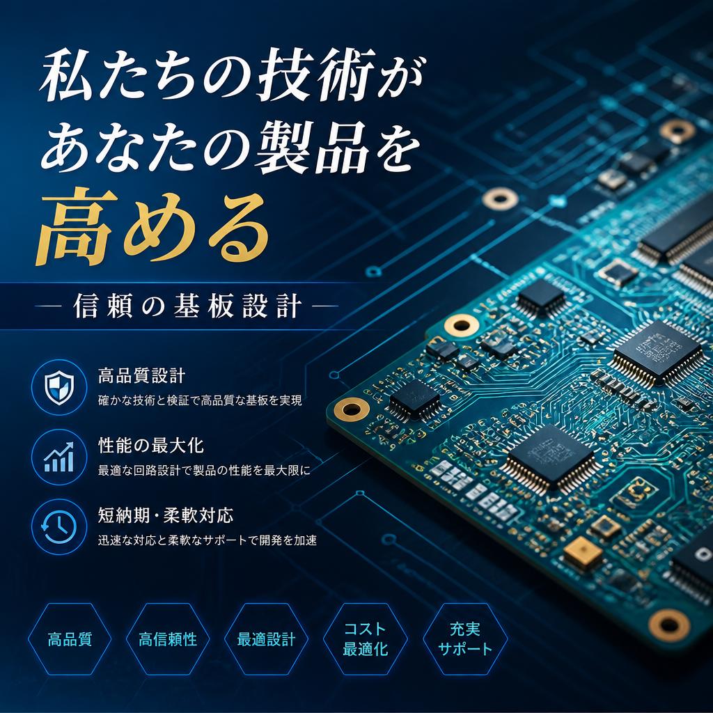 私たちの技術があなたの製品を高める、信頼の基板設計